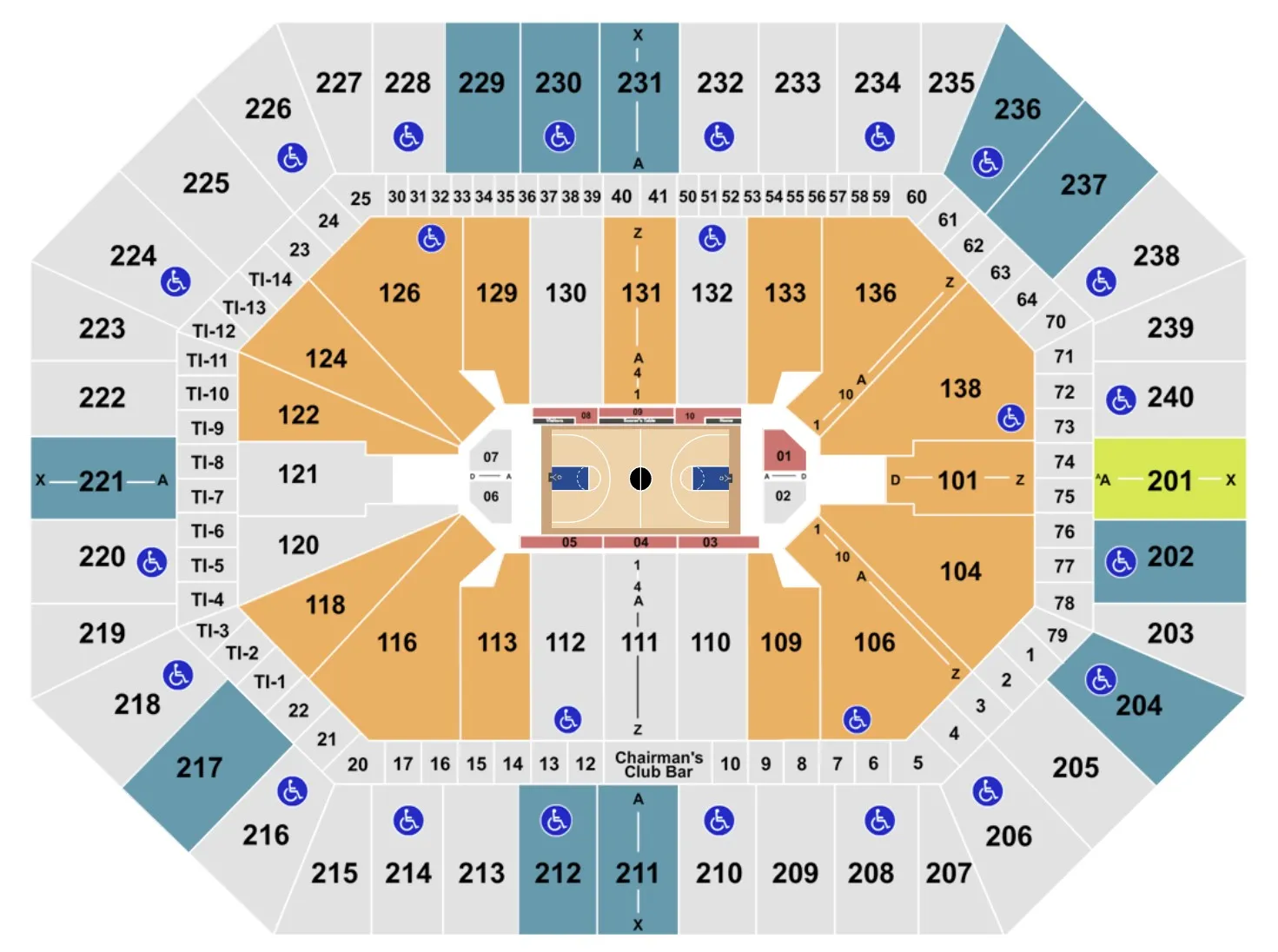 Target Center Seating Chart - Ticket King Minnesota