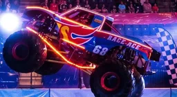 Hot Wheels Monster Trucks Live Glow-N-Fire