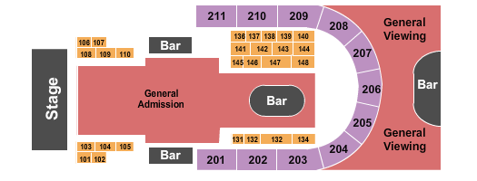 Rebel Toronto Seating Chart