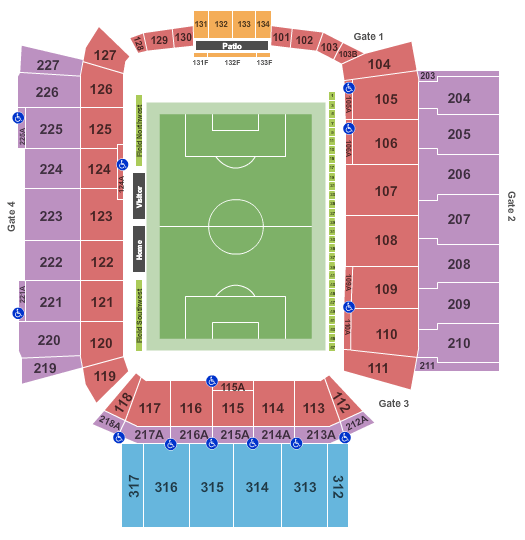 BMO Field Seating Chart