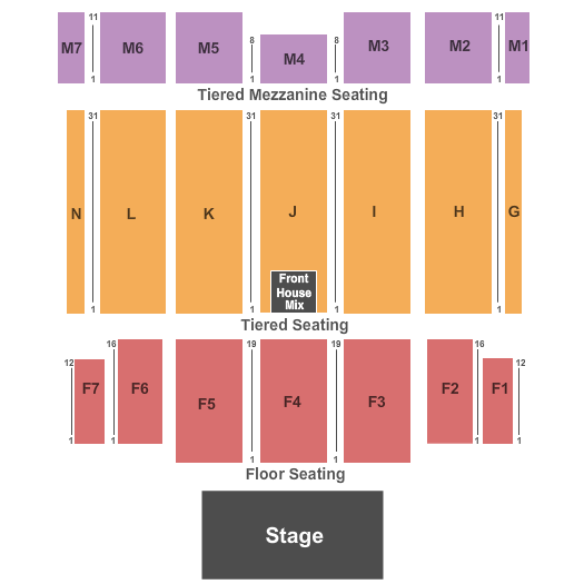 Caesars Windsor Seating Chart