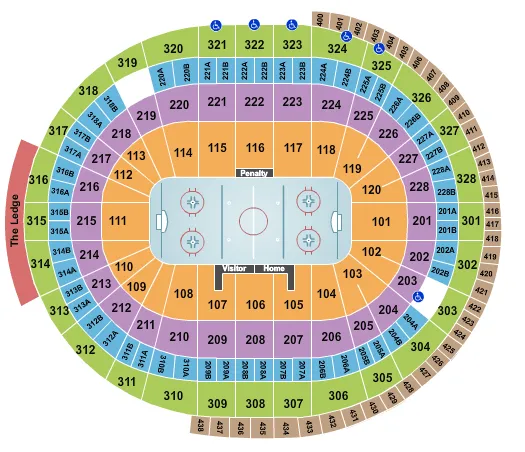 Canadian Tire Centre Hockey Seating Chart