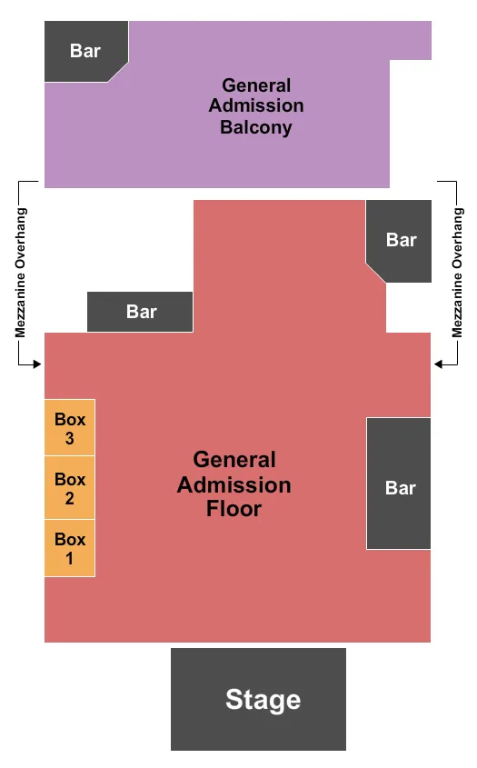 Phoenix Concert Theatre Seating