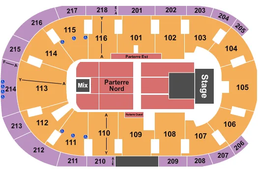 Place Bell Seating Chart