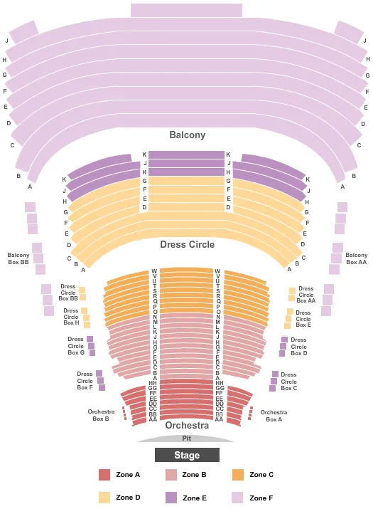 Princess Of Wales Theatre Seating Chart