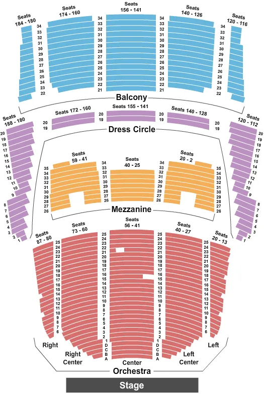 Queen Elizabeth Theatre Seating Chart