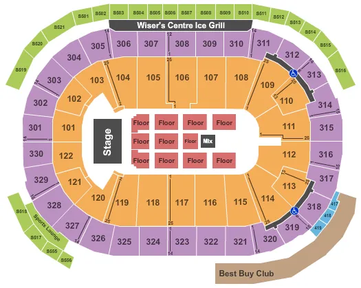 Rogers Arena Seating Chart