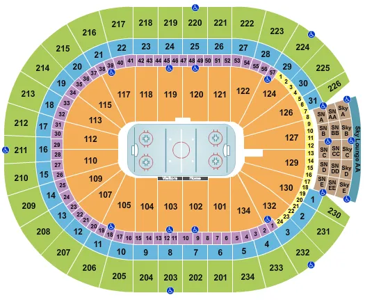 Rogers Place Hockey Seating