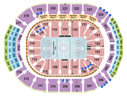 Scotiabank Arena Hockey Seating Chart