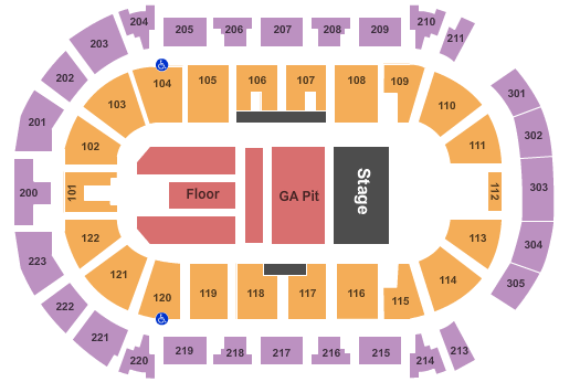 Brandt Centre Seating