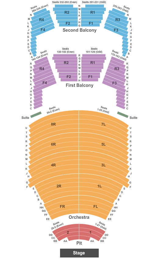 FirstOntario Concert Hall Seating