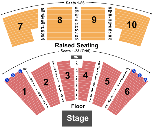 Grey Eagle Seating Chart