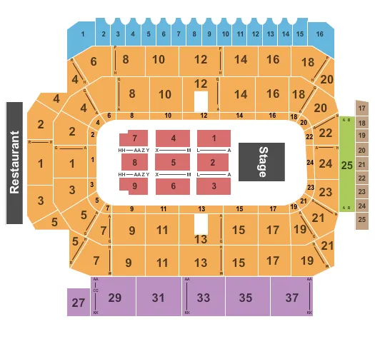 Kitchener Memorial Auditorium Seating Chart