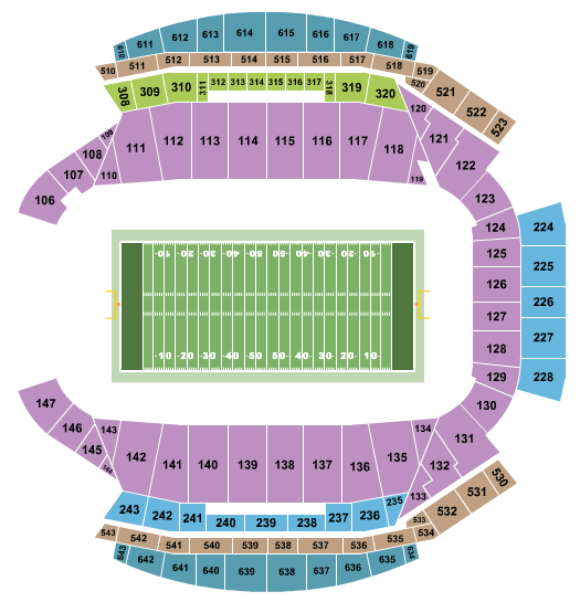 Mosaic Stadium Seating