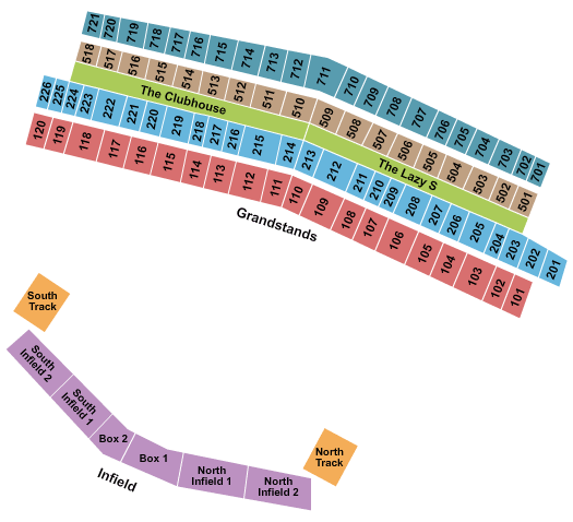 Stampede Grandstand Seating