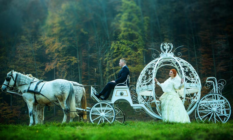 Cinderella in Carriage