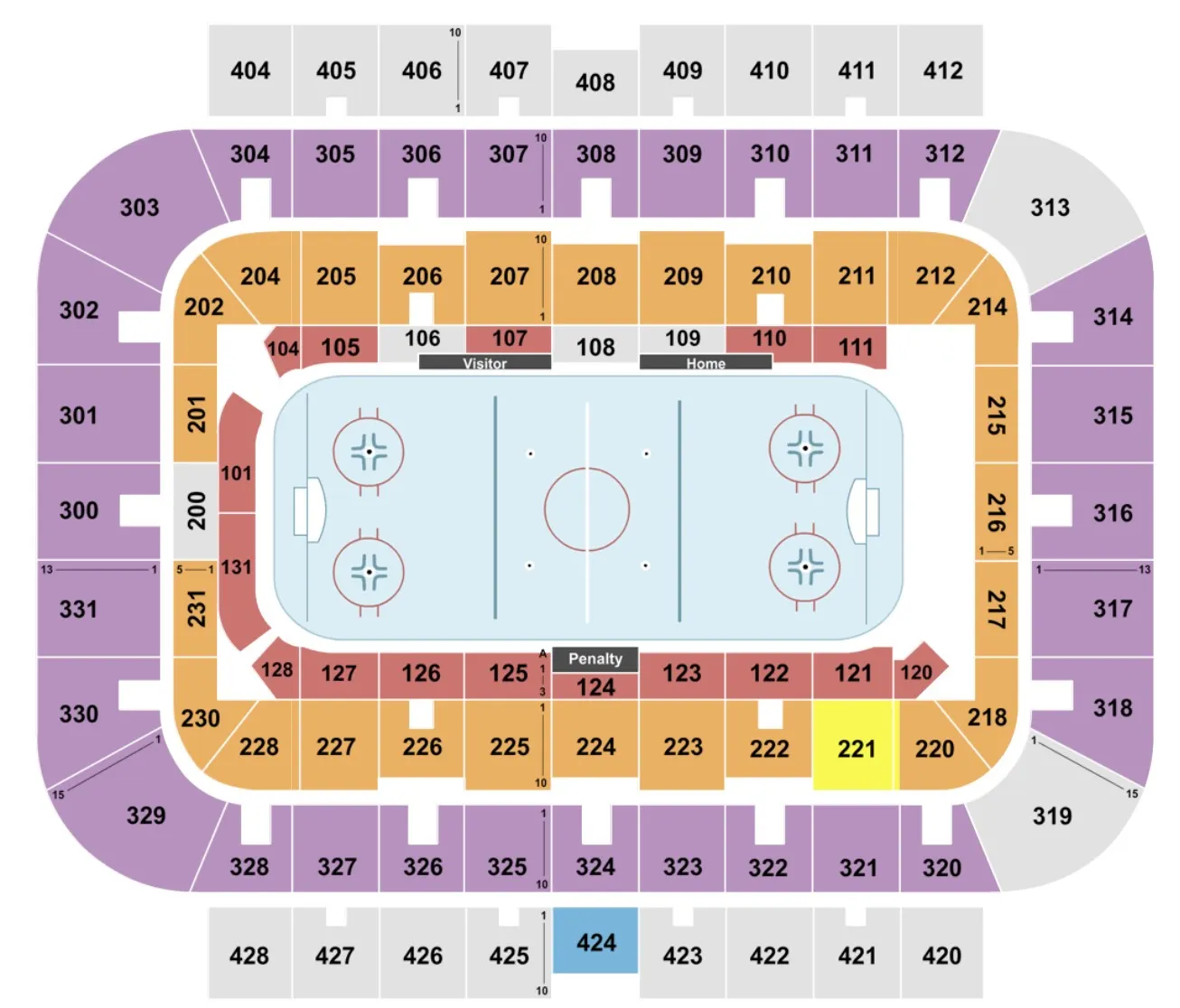 Milwaukee Admirals Seating Chart