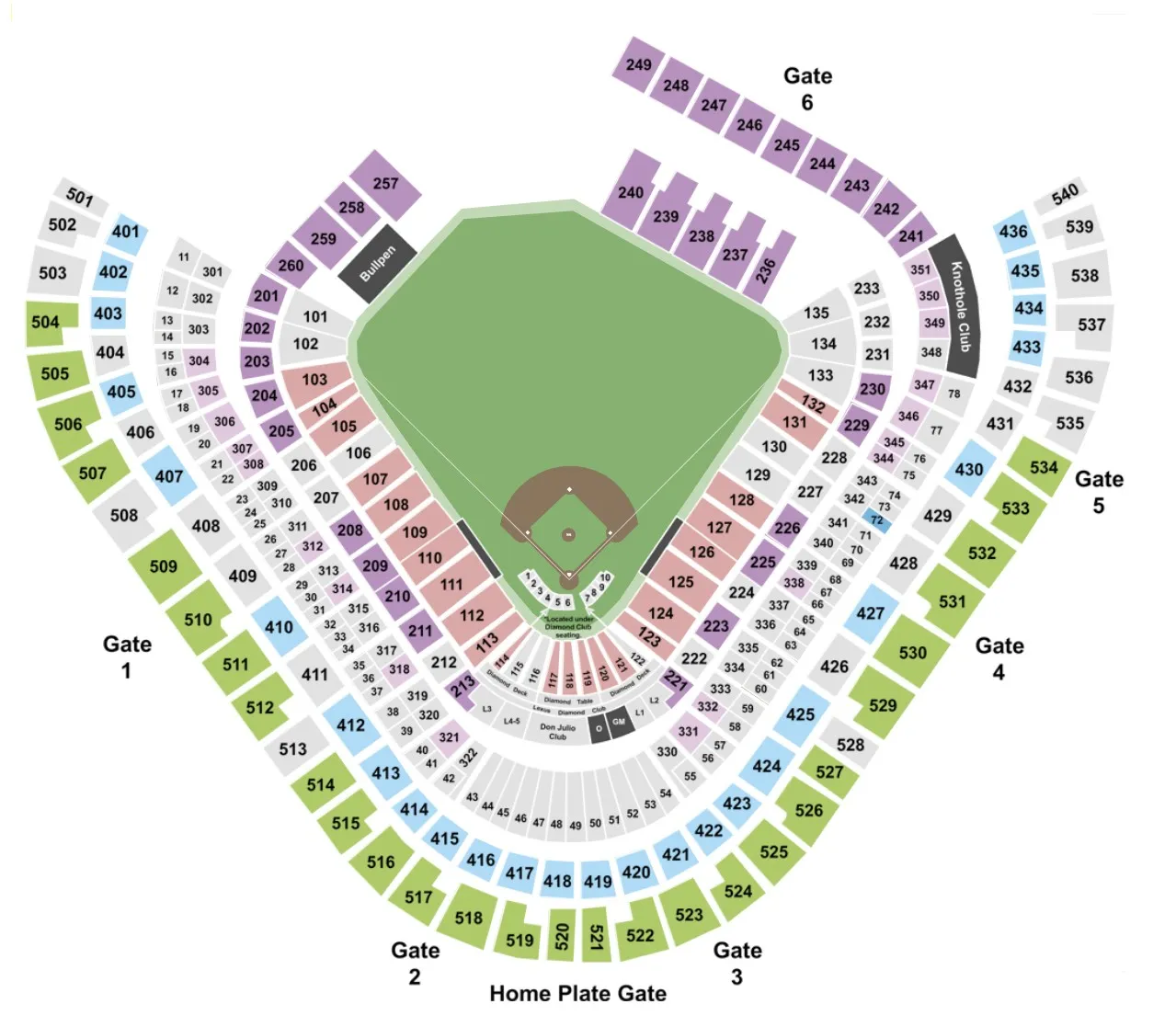 Angels Stadium Seating Chart
