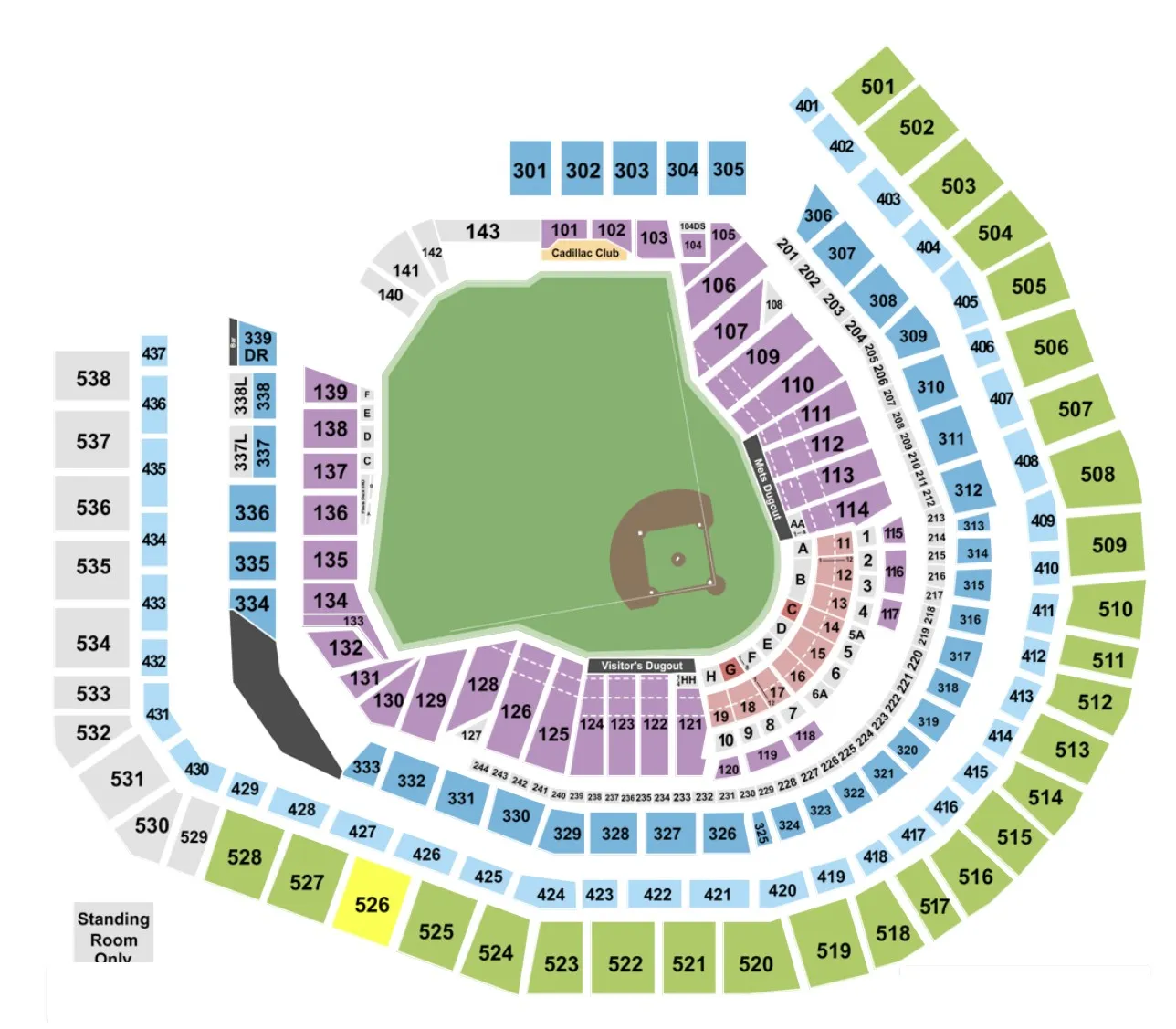 Citi Field Seating Chart