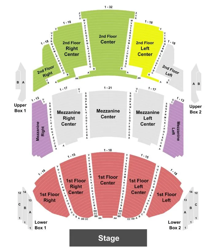 Miller High Life Theatre Layout and Tickets