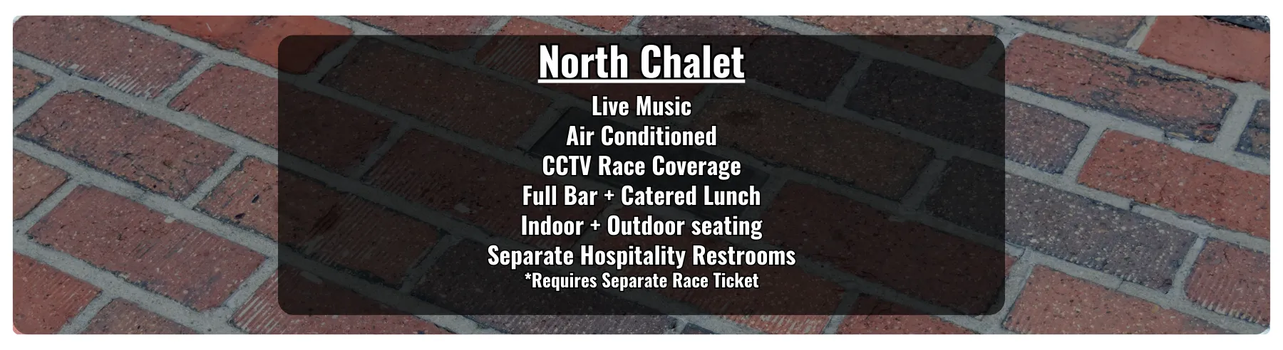 fanfare tickets indianapolis 500 north chalet hospitality features