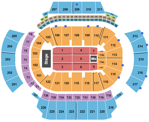 State Farm Arena Atlanta Hawks Basketball Seating Chart