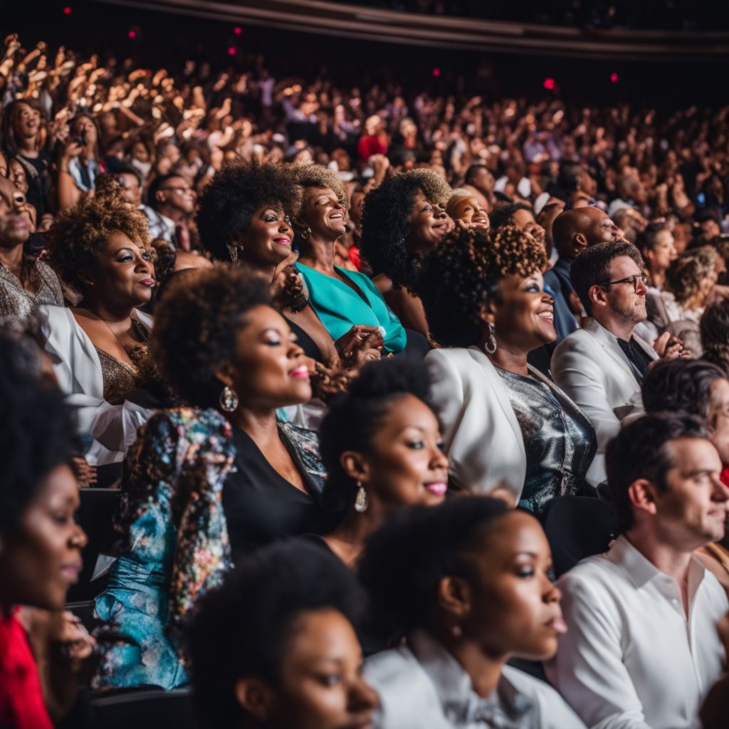 Anita Baker captivates a diverse audience at a packed concert hall.