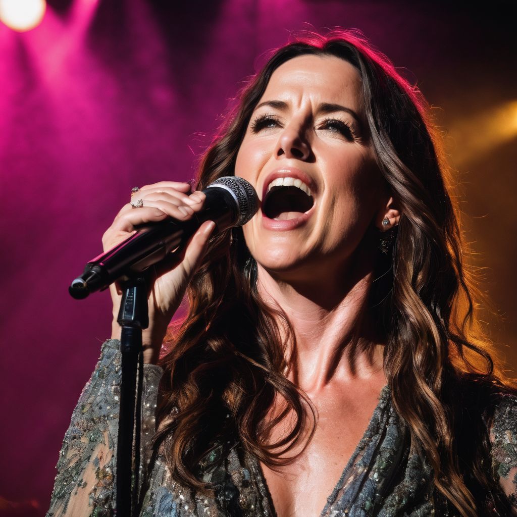 Alanis Morissette wows fans with passionate performance at concert.