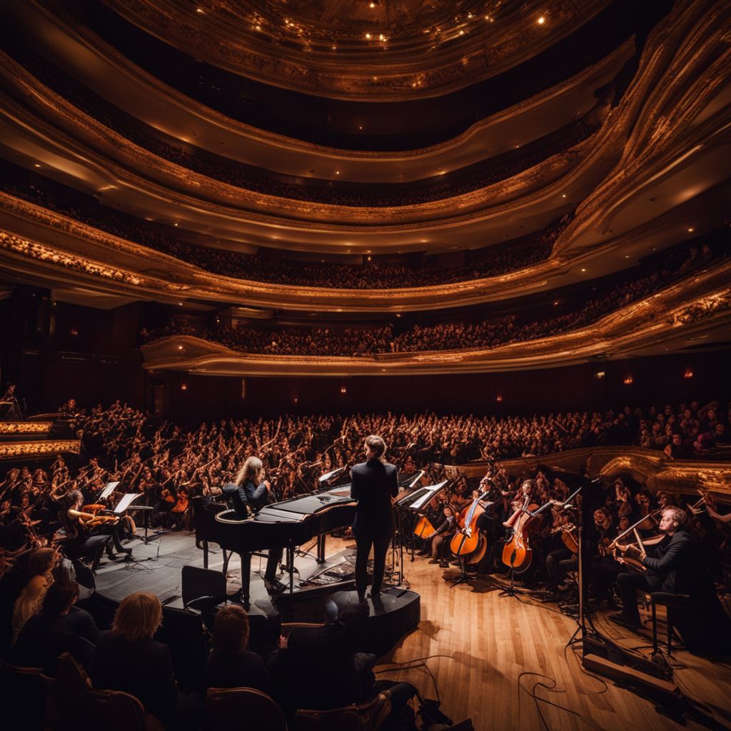 Jenny Oaks Baker mesmerizes audience at concert hall with stunning performance.