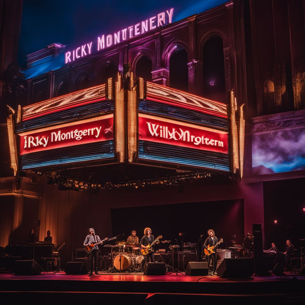 Ricky Montgomery performing live at The Wiltern in Los Angeles.