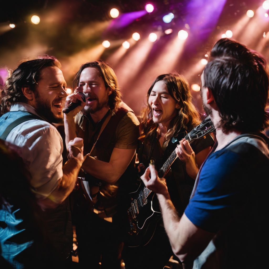 Fans excitedly interacting with Silversun Pickups on social media.