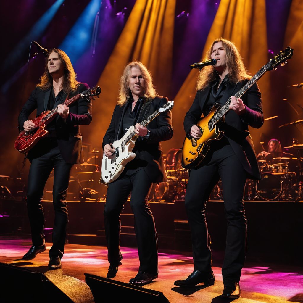 Members of Trans-Siberian Orchestra perform with a mix of classical and modern instruments.