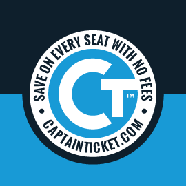 Buy ,  Event Tickets Cheaper With No Fees At Captain Ticket™ - The Original No Fee Ticket Site