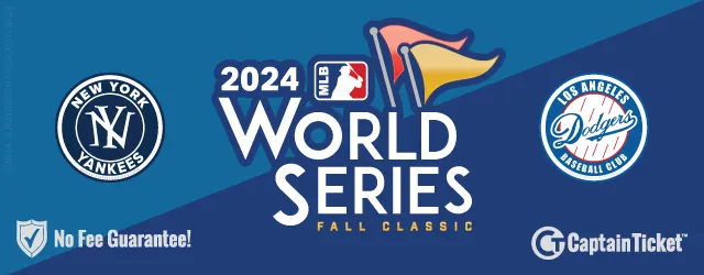 Dodgers vs Yankees MLB World Series Tickets on Sale without Service Fees