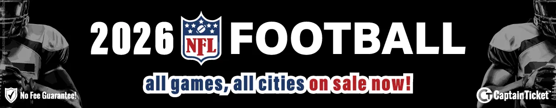 NFL Football Tickets on sale without service fees