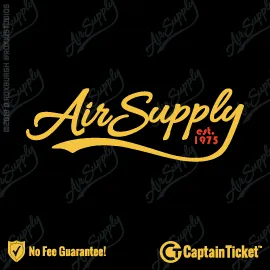 Buy Air Supply tickets cheaper with no fees at Captain Ticket™ - The Original No Fee Ticket Site!