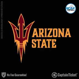 Buy Arizona State Sun Devils Football tickets cheaper with no fees at Captain Ticket™ - The Original No Fee Ticket Site!