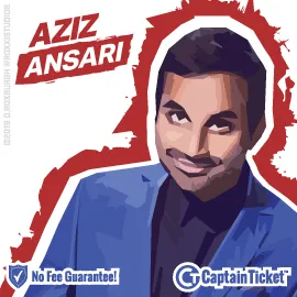 Buy Aziz Ansari tickets cheaper with no fees at Captain Ticket™ - The Original No Fee Ticket Site!
