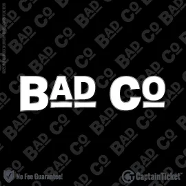 Buy Bad Company tickets cheaper with no fees at Captain Ticket™ - The Original No Fee Ticket Site!