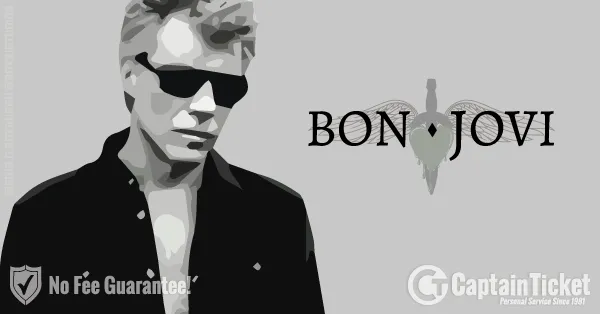Save On Bon Jovi Tickets At Captain Ticket - The Original No Fee Ticket Reseller Since 1981 Buy Bon Jovi tickets at the cheapest prices online with no fees or hidden charges