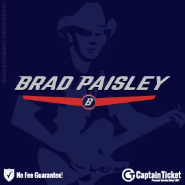 Buy Brad Paisley tickets cheaper with no fees at Captain Ticket™ - The Original No Fee Ticket Site!