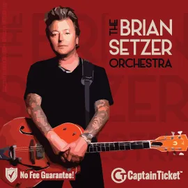 Buy Brian Setzer Orchestra tickets cheaper with no fees at Captain Ticket™ - The Original No Fee Ticket Site!