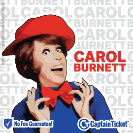 Buy Carol Burnett tickets for less with no service fees at Captain Ticket™ - The Original No Fee Ticket Site! #FanArtByRoxxi