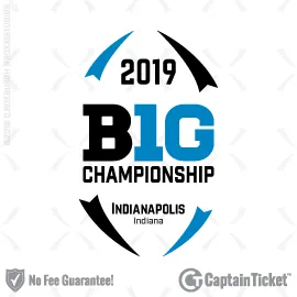 Buy Big Ten Football Championship tickets cheaper with no fees at Captain Ticket™ - The Original No Fee Ticket Site!