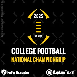 Buy College Football National Championship tickets for less with no service fees at Captain Ticket™ - The Original No Fee Ticket Site! #FanArtByRoxxi