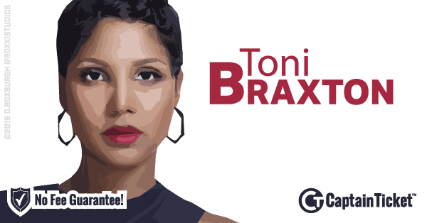 Buy Toni Braxton tickets cheaper with no fees at Captain Ticket™ - The Original No Fee Ticket Site!