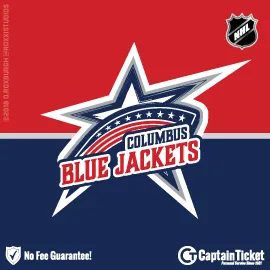 Buy Columbus Blue Jackets tickets for less with no service fees at Captain Ticket™ - The Original No Fee Ticket Site! #FanArtByRoxxi