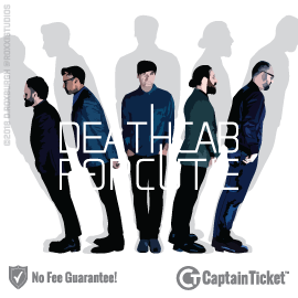 Buy Death Cab for Cutie tickets cheaper with no fees at Captain Ticket™ - The Original No Fee Ticket Site!