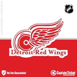 Buy Detroit Red Wings tickets for less with no service fees at Captain Ticket™ - The Original No Fee Ticket Site! #FanArtByRoxxi
