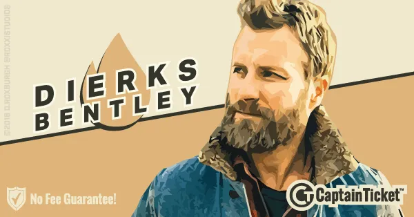 Buy Dierks Bentley tickets cheaper with no fees at Captain Ticket™ - The Original No Fee Ticket Site!